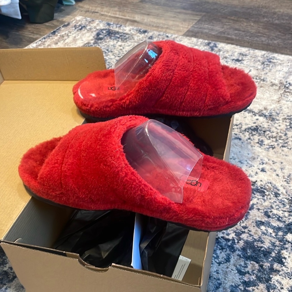 Ugg red men’s slippers